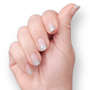 Silver Glitter Tips - Nail Confidant of Sweden